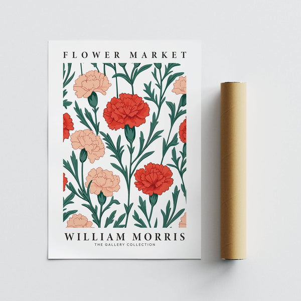 Vintage floral pictures for living room printed on matte paper