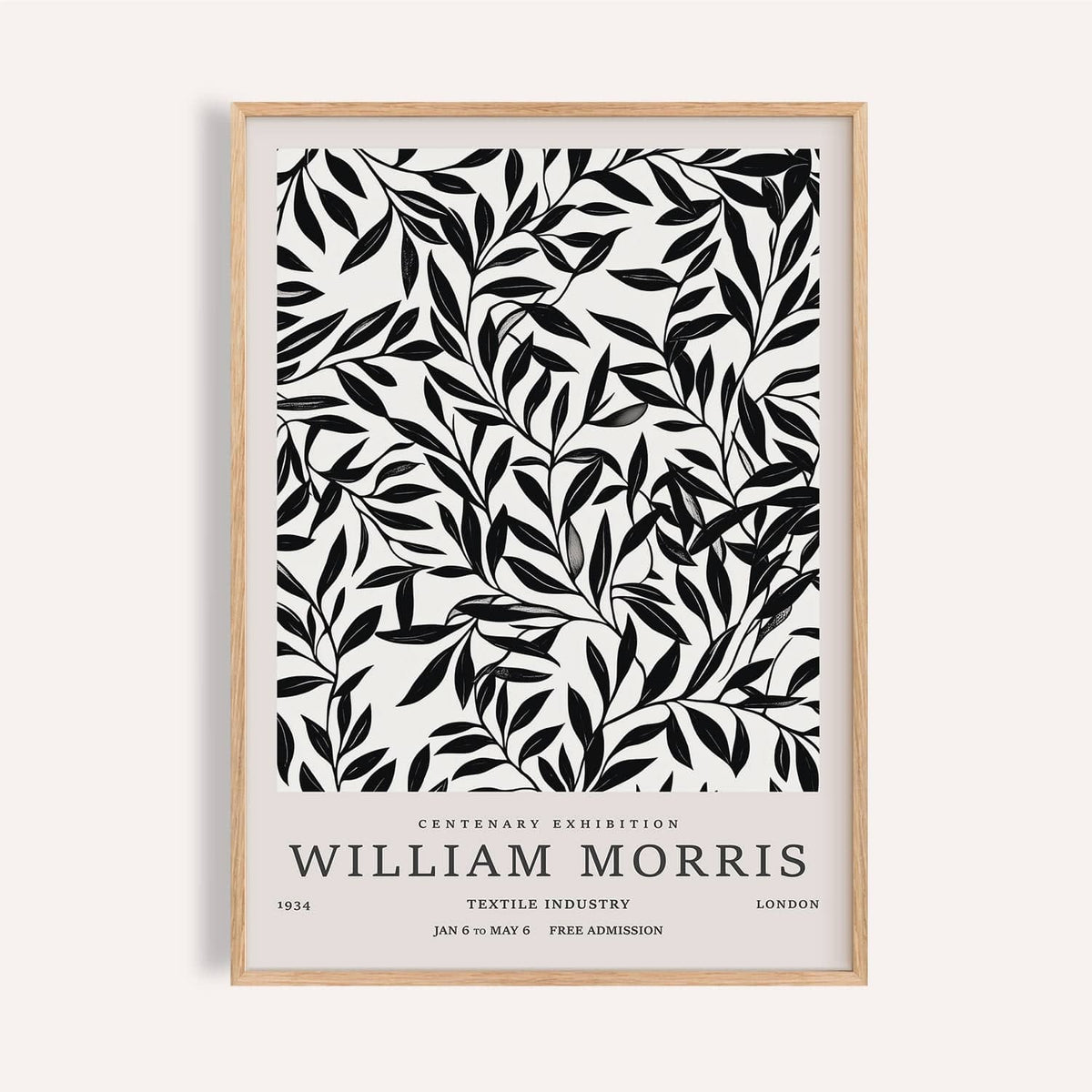Black and white vintage wall art with leaf design for entryway