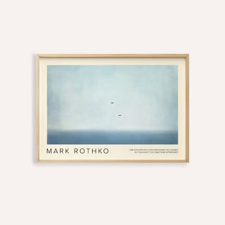 Wall art light blue featuring soft gradient tones