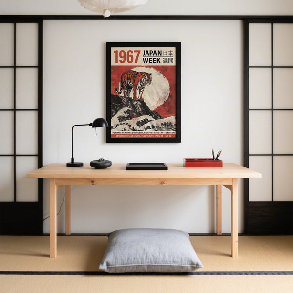 Office Print | Buy Japanese Woodblock by Laboo Studio