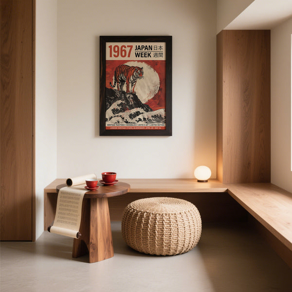 Buy Japanese woodblock prints with nature and animal symbolism