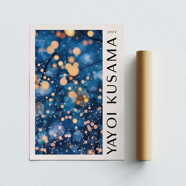 artistic navy blue wall art for living room with abstract details