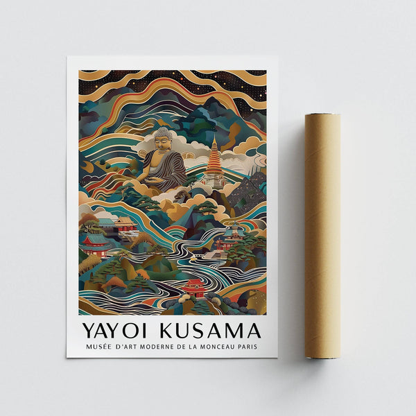 High-quality Buddha poster for meditation spaces