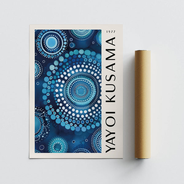 Concentric circle design in abstract mandala wall art