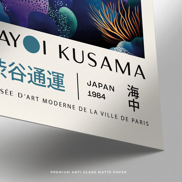 Close up of Fish Artwork Prints inspired by Yayoi Kusama