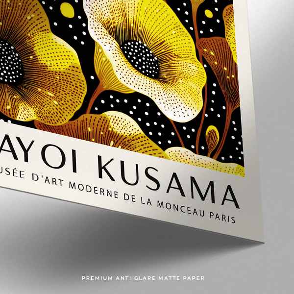 Yellow Wall Decor made with premium matte paper