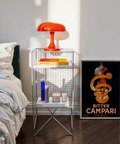 Vintage Campari Print decor with Orange peel design for kitchen space