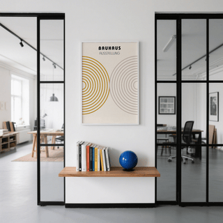 Minimalist Wall Decor poster with white, suitable for minimalist spaces