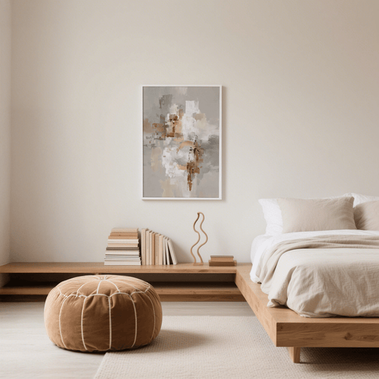 Modernes Gold-Abstrakt