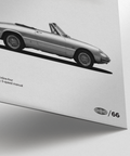 Alfa Romeo Art Print with black detailing, ideal for study