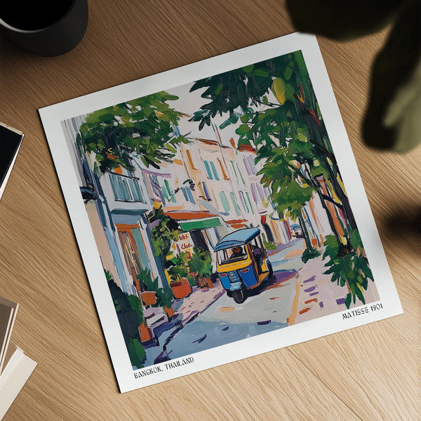 Urban holiday prints with Southeast Asian charm and color

