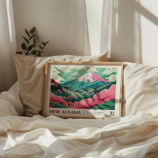 Cherry blossom art blending traditional beauty with modern design