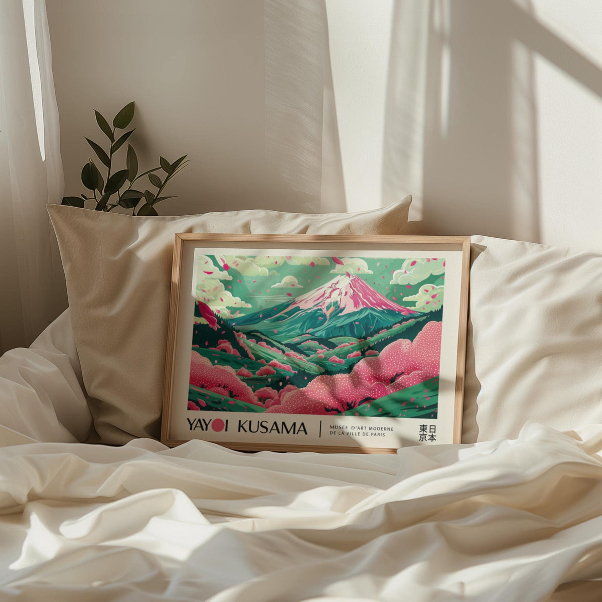 Cherry blossom art blending traditional beauty with modern design