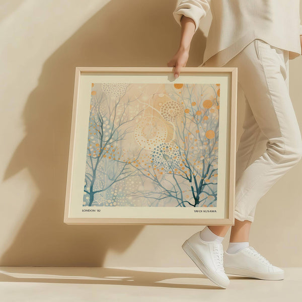 high-quality minimalist poster art in neutral tones