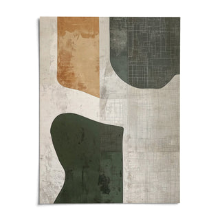 Abstract Art Neutral, shown as an unframed paper print on a plain white background