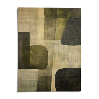 Abstract Art Print, shown as an unframed paper print on a plain white background