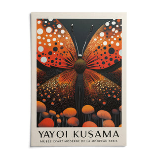 Abstract Butterfly Art, shown as an unframed paper print on a plain white background