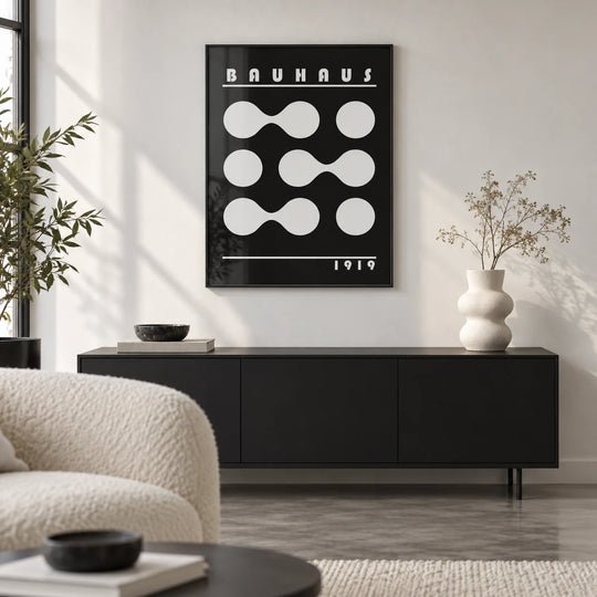 Poster con forme geometriche