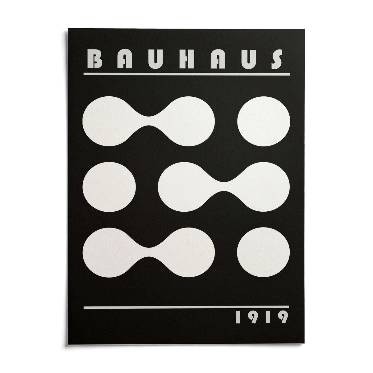 Abstract Geometric Print, shown as an unframed paper print on a plain white background