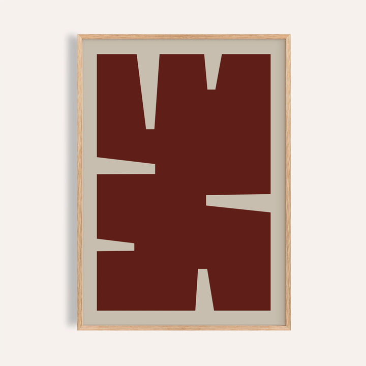 Dark Red Wall Art