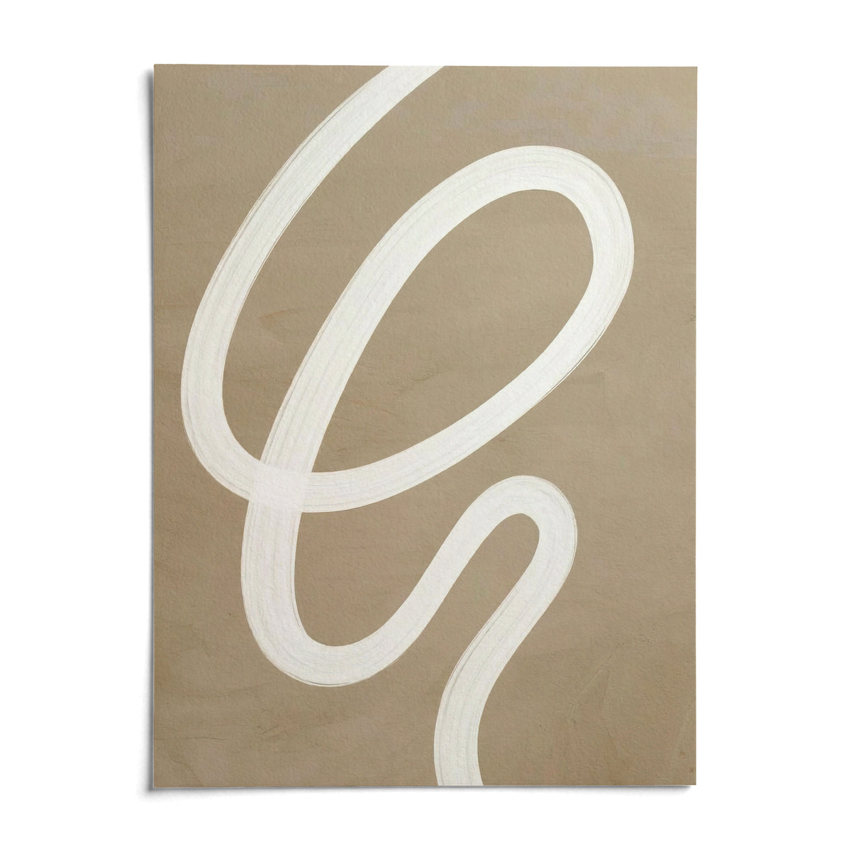 Abstract Painting Minimalist, shown as an unframed paper print on a plain white background