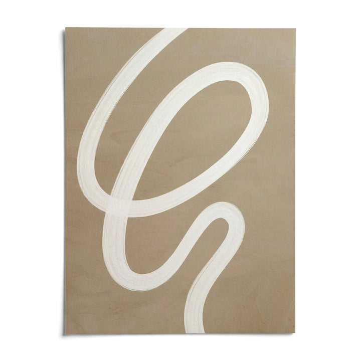 Abstract Painting Minimalist, shown as an unframed paper print on a plain white background
