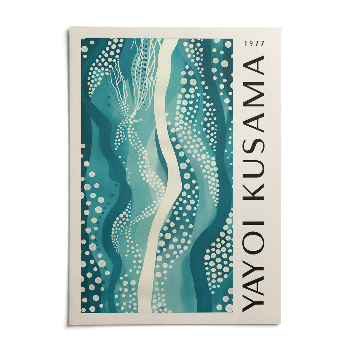 Abstract Picture, shown as an unframed paper print on a plain white background