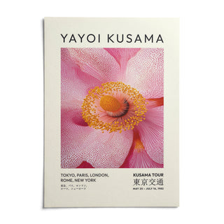 Abstract Pink Wall Art, shown as an unframed paper print on a plain white background