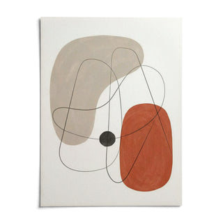 Abstract Wall Poster, shown as an unframed paper print on a plain white background