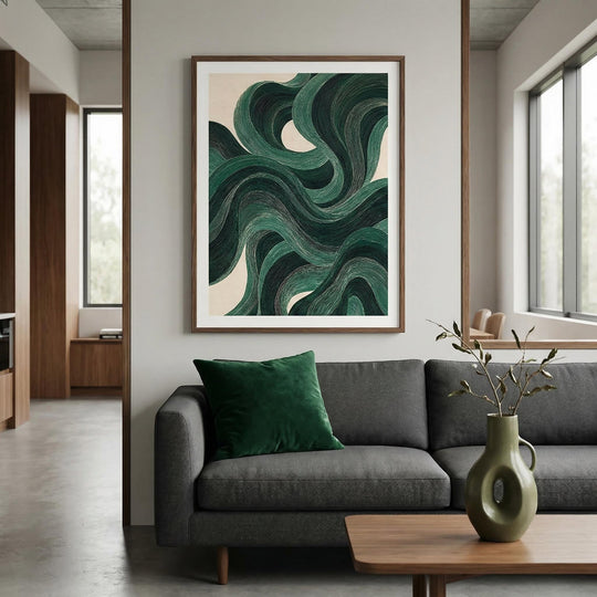 Modern Swirl Poster