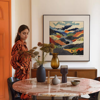 Statement Japanese art prints for vibrant and minimalist interiors