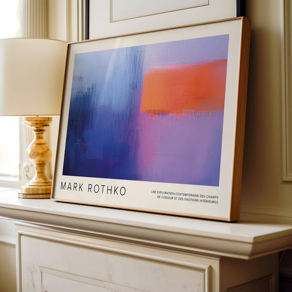 art by Mark Rothko inspired by colour field paintings