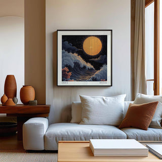 Statement Japanese art pictures for tranquil interiors