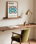 Abstract pattern print titled Work Office Wall Art with modern flair.