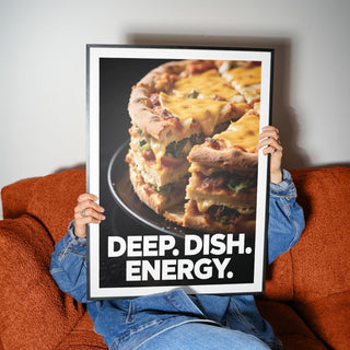 Retro kitchen decor that doubles as a foodie gift idea, centered around pizza.