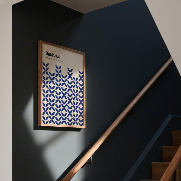 Minimalist simple wall art print with clean petal motifs and neutral tones.