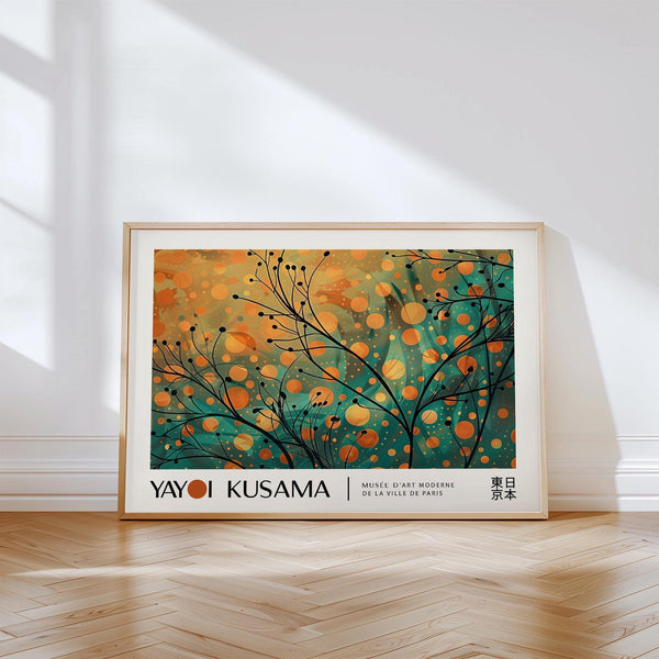 Decorative autumn wall art with vibrant colours