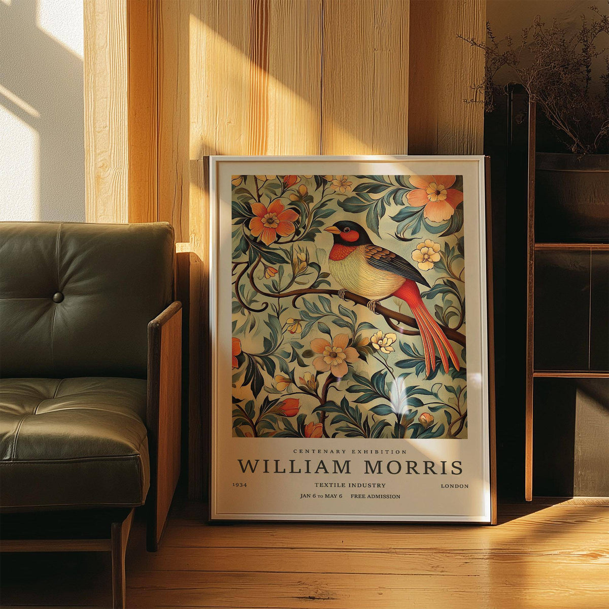 Bird vintage prints with botanical detailing for cozy home decor