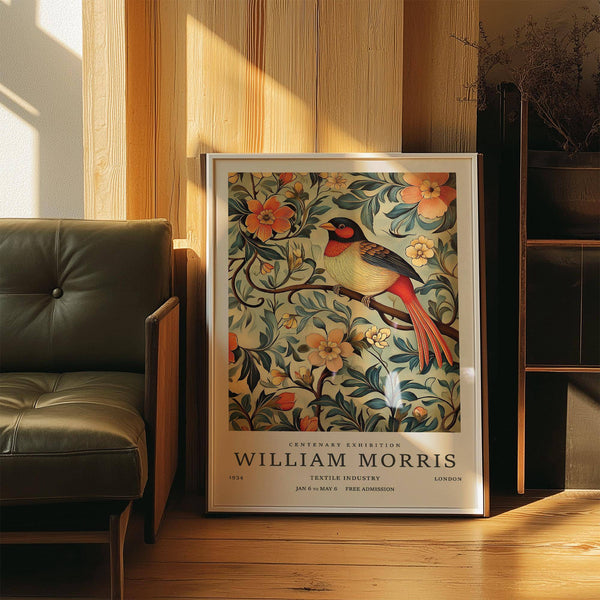 Bird vintage prints with botanical detailing for cozy home decor