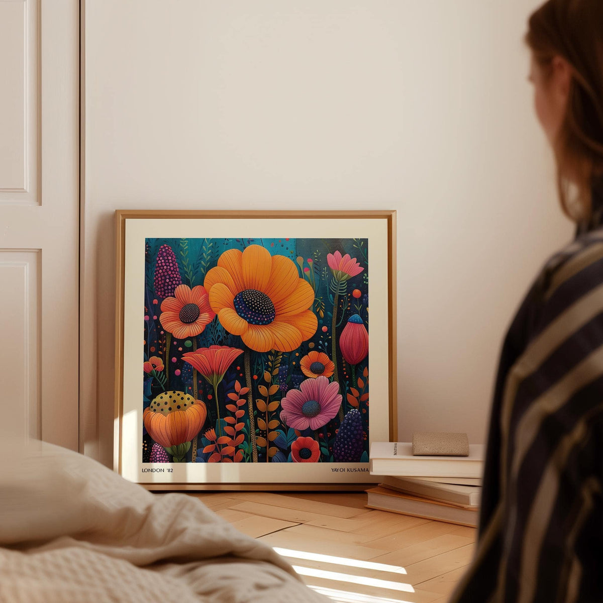 Japanese modern art blending traditional and contemporary influences