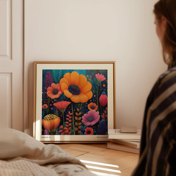 Japanese modern art blending traditional and contemporary influences