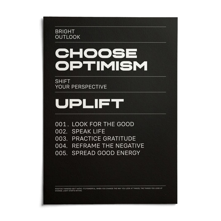 Affirmation Print, shown as an unframed paper print on a plain white background