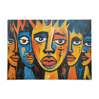 African Wall Art for Living Room, shown as an unframed paper print on a plain white background