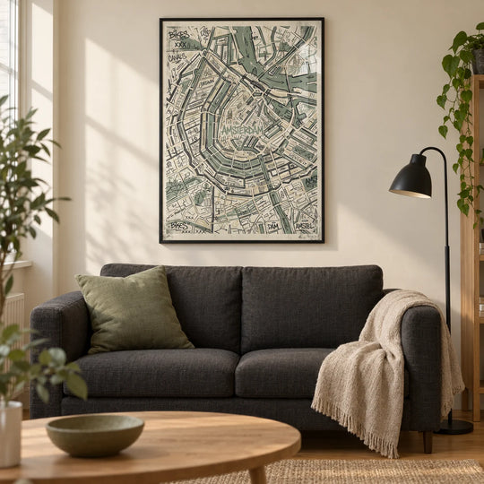 Veduta della città di Amsterdam