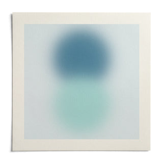 Aqua Print, shown as an unframed paper print on a plain white background