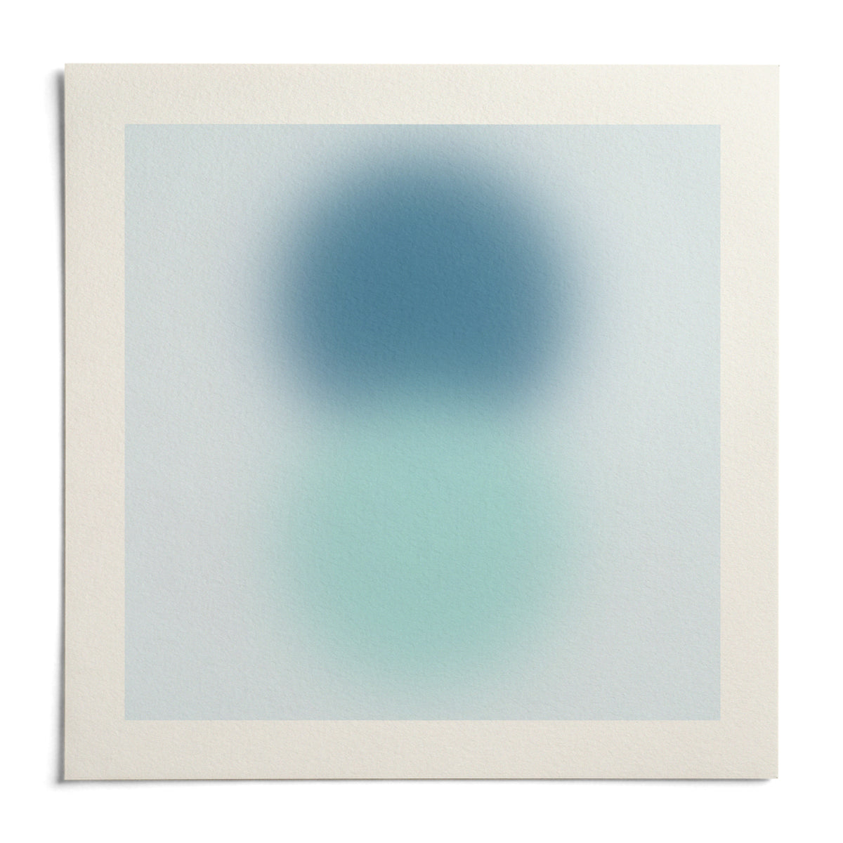Aqua Print, shown as an unframed paper print on a plain white background