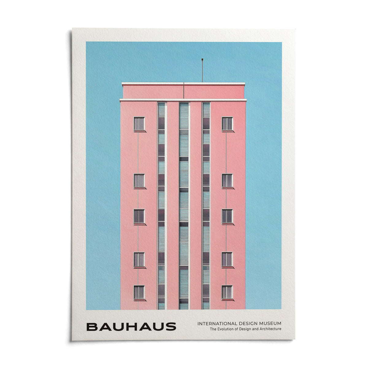 Architecture Art Prints, shown as an unframed paper print on a plain white background