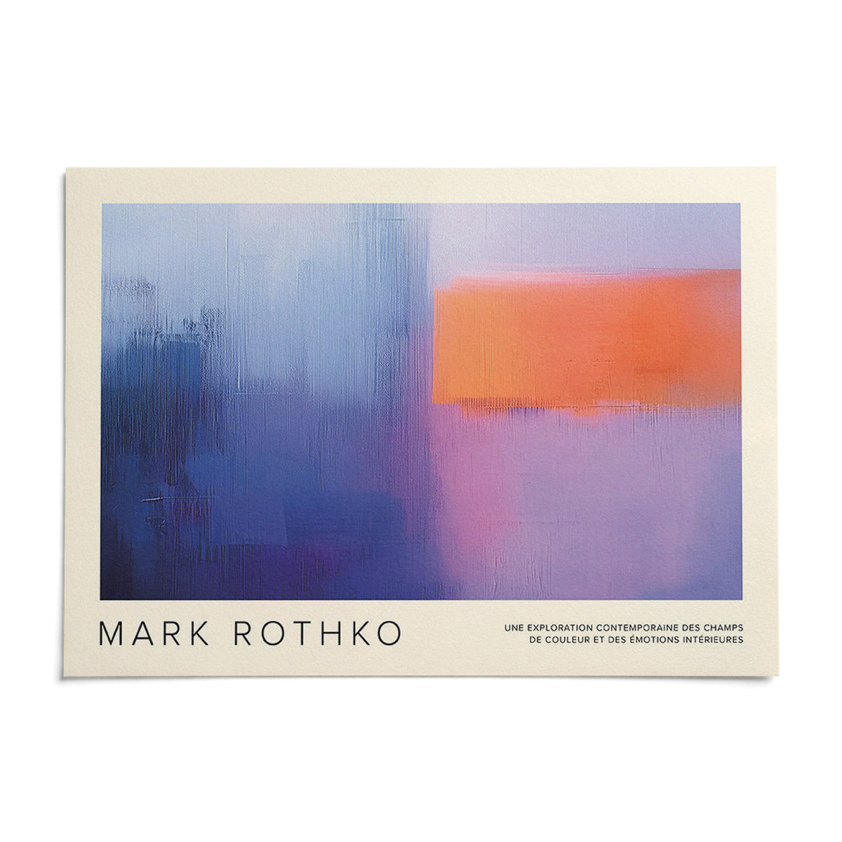 Art by Mark Rothko, shown as an unframed paper print on a plain white background