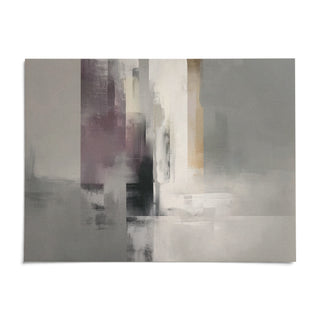 Grey Violet Art, shown as an unframed paper print on a plain white background