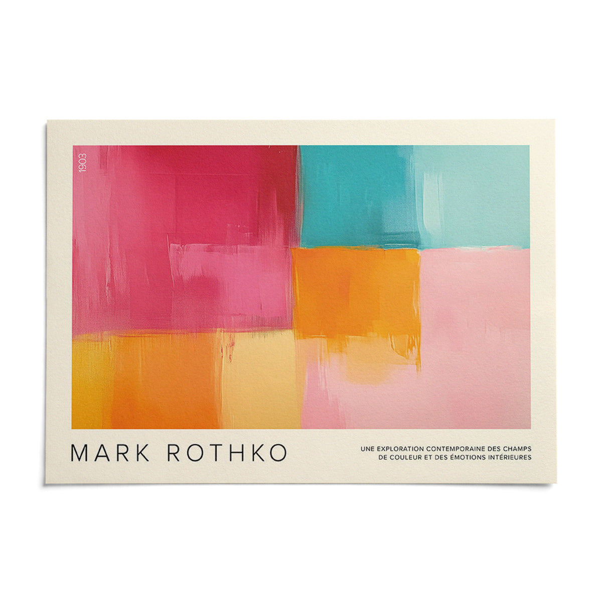 Art Prints Horizontal, shown as an unframed paper print on a plain white background